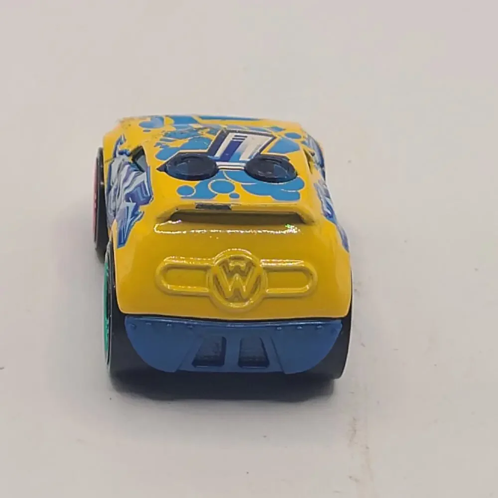 Hot Wheels Rocket Box Yellow & Blue Car Malaysia Loose